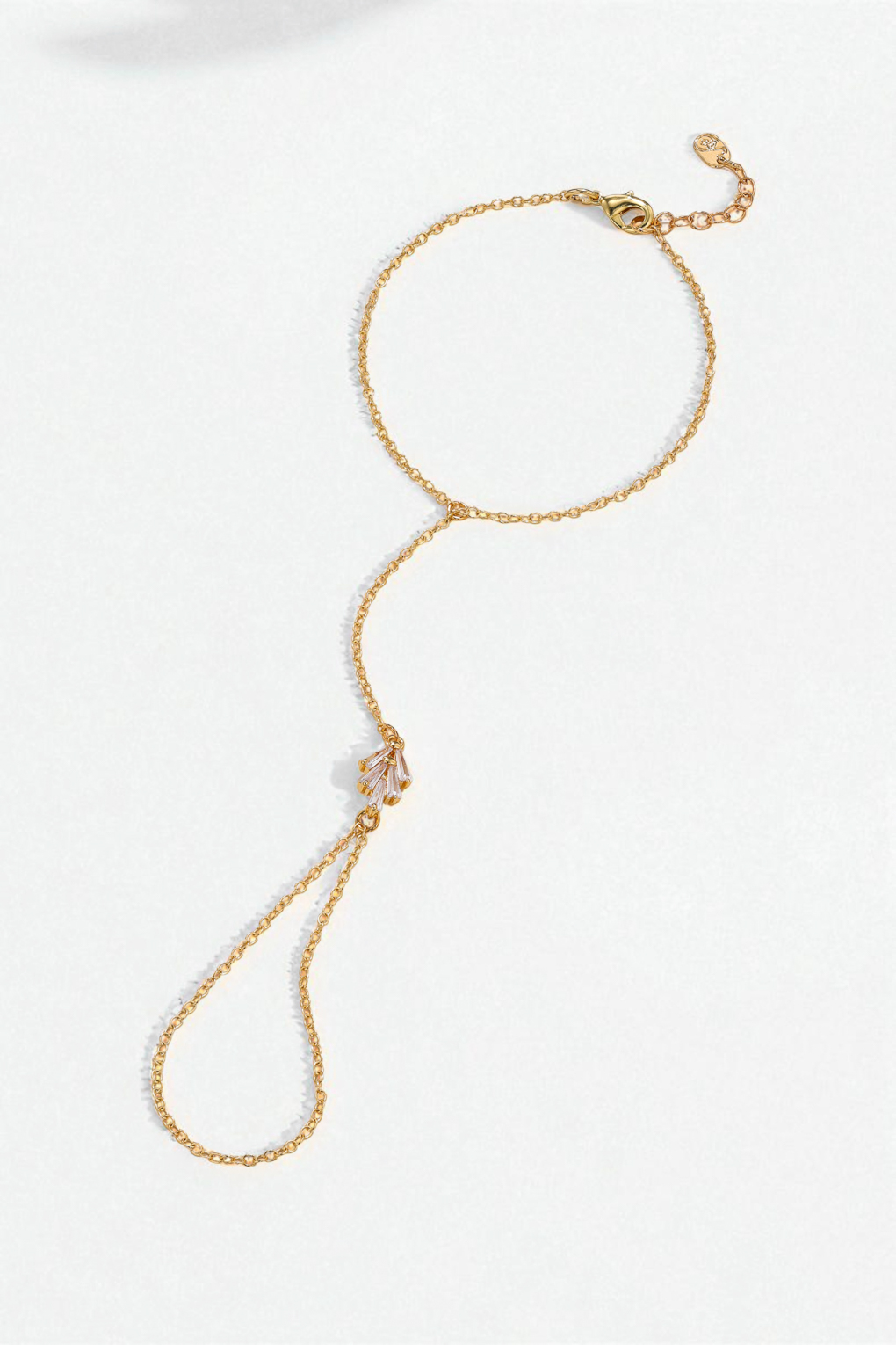 Bracelet bague Astoria doré de Shlomit