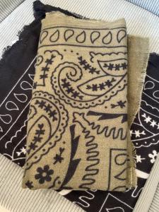 foulard bandana kaki tout doux