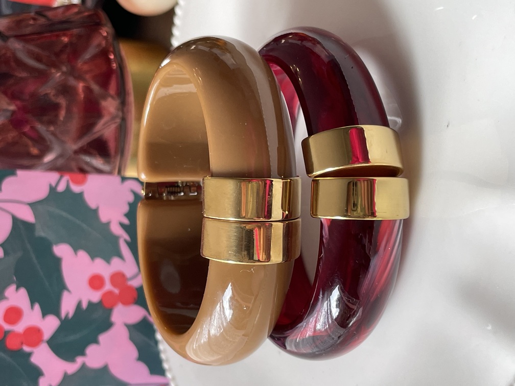 bracelet Edith marron doré