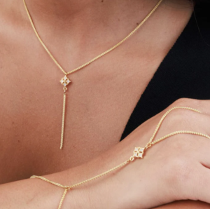 Bracelet bague Sabrina doré de Shlomit