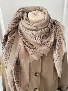 foulard bandana beige tout doux
