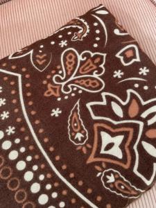 foulard bandana marron tout doux 2ème édition