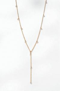 Collier Chris blanc doré de Shlomit