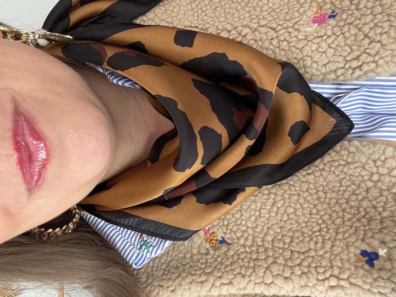 foulard graou marron