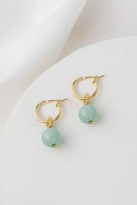 Boucles Lara vert clair doré de Shlomit Ofir