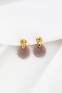 Boucles Sylvie beige doré de Shlomit Ofir