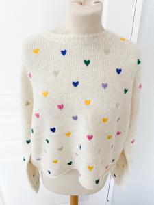 pull Coeur beige Musy Muse taille unique