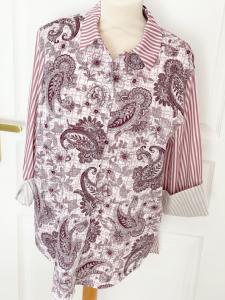 Chemise bandana rose 36 46