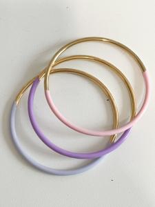 bracelet Alice rose doré