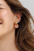 Boucles Sylvie rose doré de Shlomit Ofir