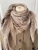 foulard bandana beige tout doux