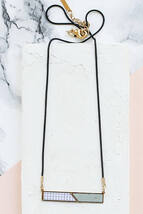 collier Oblique kaki pois de Shlomit Ofir