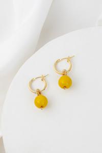Boucles Lara jaune doré de Shlomit Ofir
