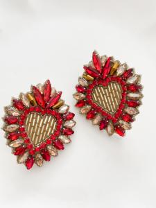 Boucles Eden rouge de Mandalita