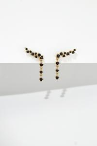 Boucles Sophia climbers noir de Shlomit