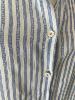 Chemise rayée bleu argenté 40/42