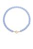 Collier Lara bleu ciel soleil doré de Shlomit Ofir
