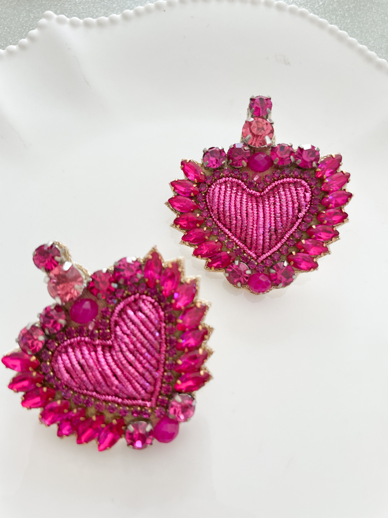 Boucles Elsa rose de Mandalita
