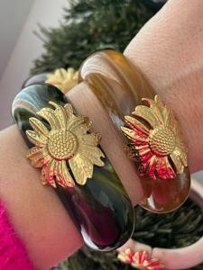 Bracelet Abby miel doré