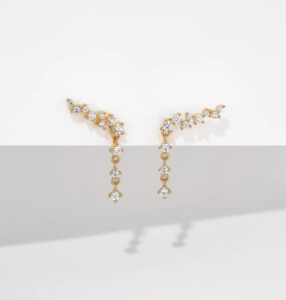 Boucles Sophia climbers blanc de Shlomit
