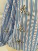 Chemise rayée libelulle strass 36/46