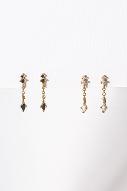 boucles Zen noir doré de Shlomit 