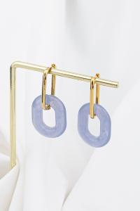 boucles Una bleu doré de Shlomit Ofir