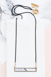 collier Oblique bleu de Shlomit Ofir