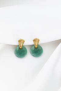 Boucles Sylvie vert doré de Shlomit Ofir