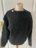 pull musy Muse noir boutons dorés 36/46